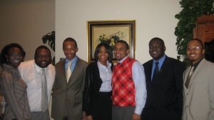 Anthony A. Phillips and members of Youth Action's Executive Board at the 2008 Youth Action Networking Event